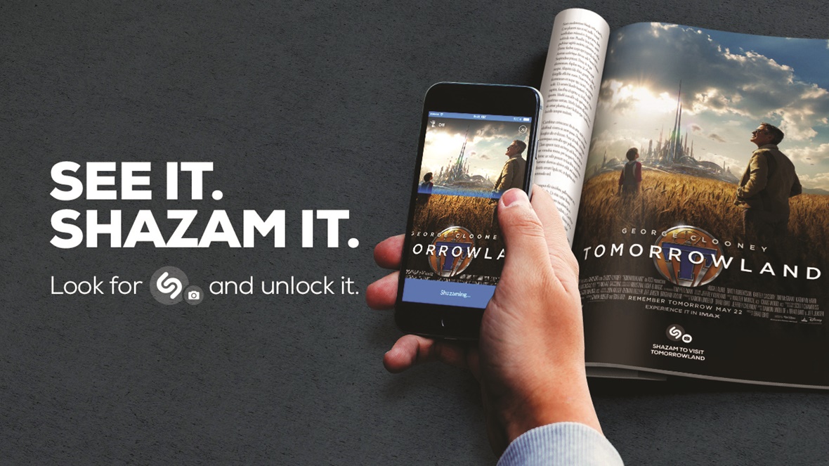 Full screen Shazam has launched an image recognition service